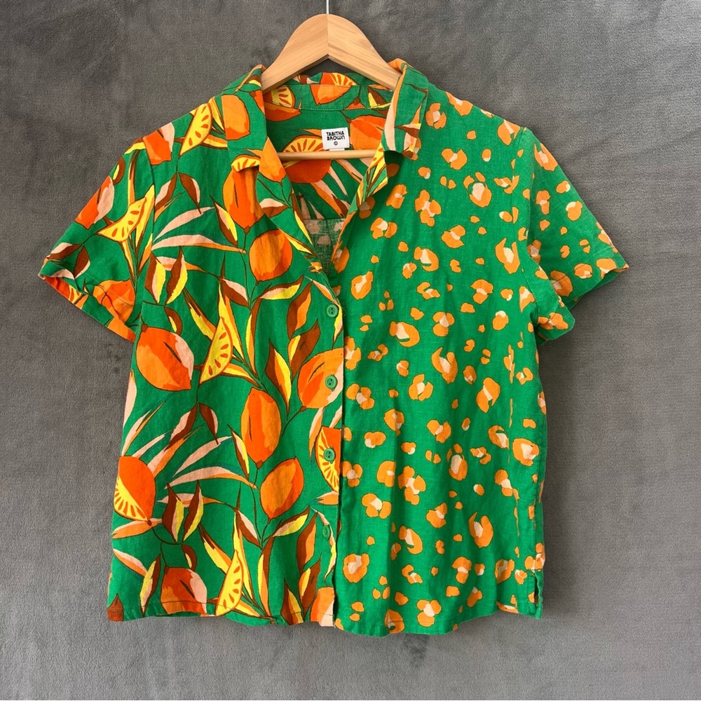 Large Tabitha Brown Multi-Print Button Down